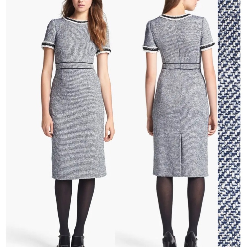 Tory Burch tweed dress 12